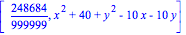 [248684/999999, x^2+40+y^2-10*x-10*y]